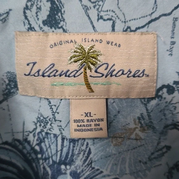Island Shores tropical short sleeve shirt - Picture 3 of 7